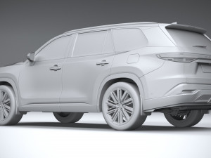 Lexus TX 350h 2024 3D Model
