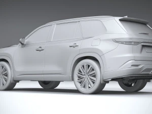 Lexus TX 350h 2024 3D Model