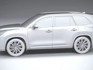 Lexus TX 350h 2024 3D Model
