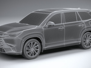 Lexus TX 350h 2024 3D Model