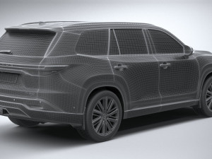 Lexus TX 350h 2024 3D Model