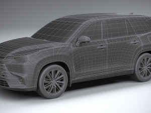 Lexus TX 350h 2024 3D Model