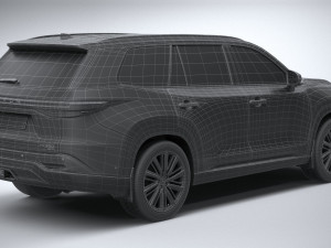 Lexus TX 350h 2024 3D Model