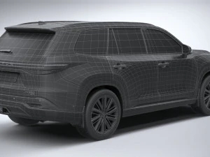 Lexus TX 350h 2024 3D Model