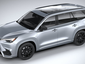 Lexus TX 500h 2024 3D-Modell