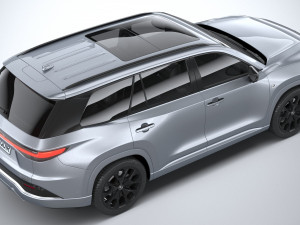 Lexus TX 500h 2024 3D-Modell