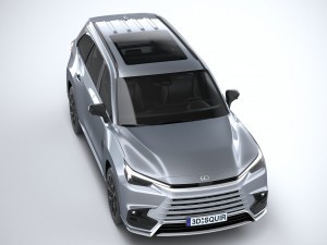 Lexus TX 500h 2024 3D-Modell