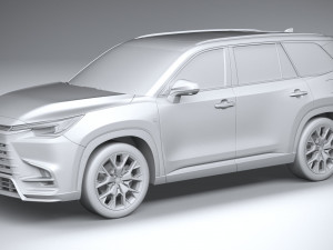 Lexus TX 500h 2024 3D-Modell