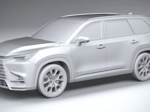 Lexus TX 500h 2024 3D Model