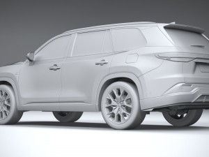 Lexus TX 500h 2024 3D-Modell