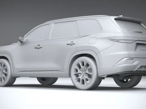 Lexus TX 500h 2024 3D Model