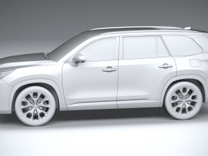 Lexus TX 500h 2024 3D-Modell