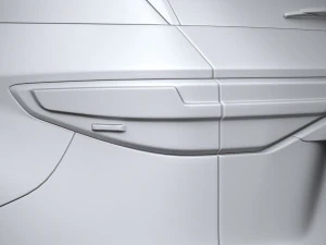 Lexus TX 500h 2024 3D Model