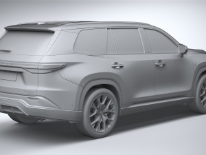 Lexus TX 500h 2024 3D-Modell
