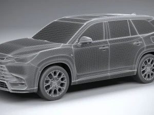 Lexus TX 500h 2024 3D Model
