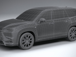 Lexus TX 500h 2024 3D-Modell