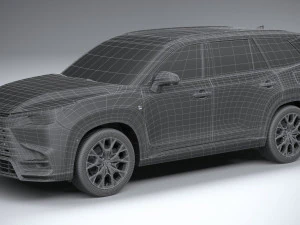 Lexus TX 500h 2024 3D Model