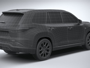 Lexus TX 500h 2024 3D-Modell