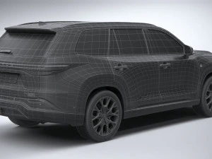 Lexus TX 500h 2024 3D Model