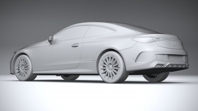 Mercedes-Benz CLE-class coupe AMG Line 2024 Modèle 3D - Télécharger  Véhicules on