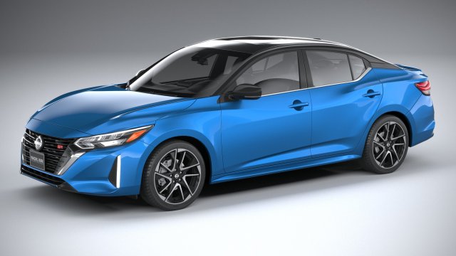 Nissan Sentra 2024 Modelo 3D .c4d .max .obj .3ds .fbx .stl .blend 