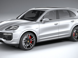 Porsche Cayenne Turbo E-Hybrid 2024 3D Model