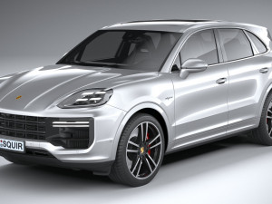Porsche Cayenne Turbo E-Hybrid 2024 3D Model