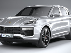 Porsche Cayenne Turbo E-Hybrid 2024 3D Model