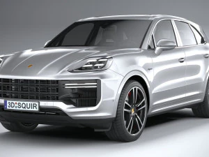 Porsche Cayenne Turbo E-Hybrid 2024 3D Model