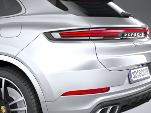 Porsche Cayenne Turbo E-Hybrid 2024 3D Model