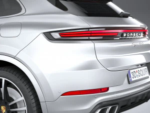 Porsche Cayenne Turbo E-Hybrid 2024 3D Model