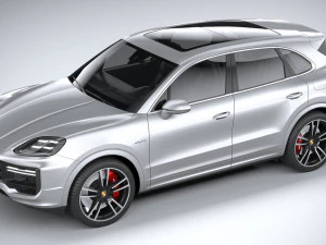 Porsche Cayenne Turbo E-Hybrid 2024 3D Model