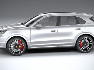 Porsche Cayenne Turbo E-Hybrid 2024 3D Model