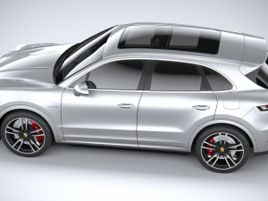 Porsche Cayenne Turbo E-Hybrid 2024 3D Model