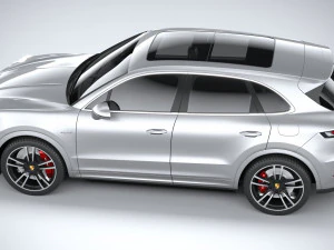 Porsche Cayenne Turbo E-Hybrid 2024 3D Model