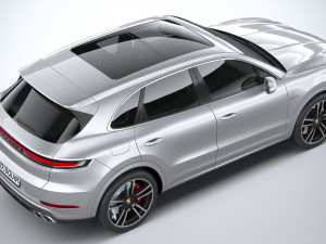 Porsche Cayenne Turbo E-Hybrid 2024 3D Model