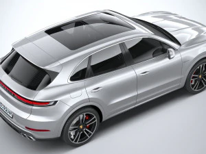Porsche Cayenne Turbo E-Hybrid 2024 3D Model