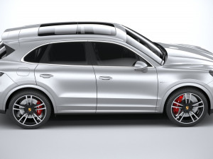 Porsche Cayenne Turbo E-Hybrid 2024 3D Model