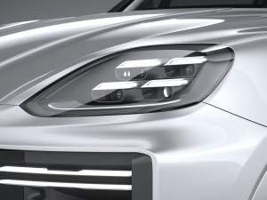 Porsche Cayenne Turbo E-Hybrid 2024 3D Model