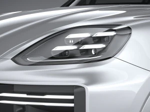 Porsche Cayenne Turbo E-Hybrid 2024 3D Model