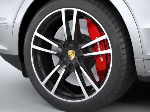 Porsche Cayenne Turbo E-Hybrid 2024 3D Model