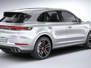 Porsche Cayenne Turbo E-Hybrid 2024 3D Model