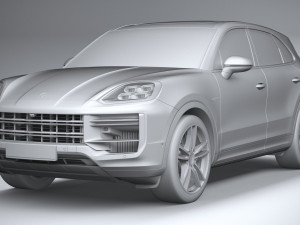 Porsche Cayenne Turbo E-Hybrid 2024 3D Model