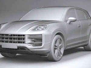 Porsche Cayenne Turbo E-Hybrid 2024 3D Model
