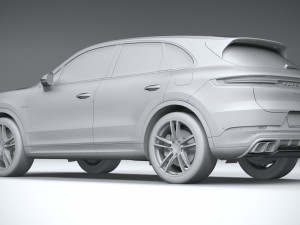 Porsche Cayenne Turbo E-Hybrid 2024 3D Model