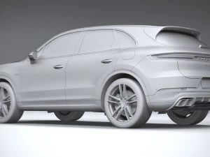 Porsche Cayenne Turbo E-Hybrid 2024 3D Model