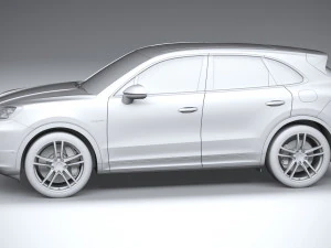 Porsche Cayenne Turbo E-Hybrid 2024 3D Model