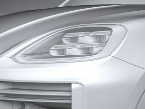 Porsche Cayenne Turbo E-Hybrid 2024 3D Model