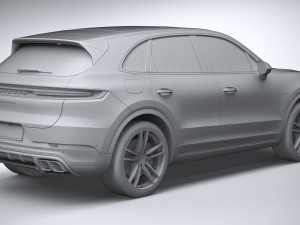 Porsche Cayenne Turbo E-Hybrid 2024 3D Model