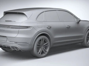 Porsche Cayenne Turbo E-Hybrid 2024 3D Model
